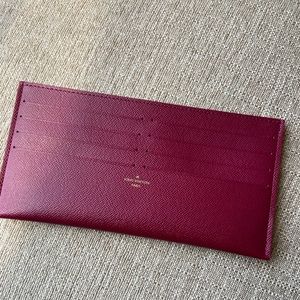 Authentic Louis Vuitton Félicie Insert- Flat Pocket w 8 Card Slots